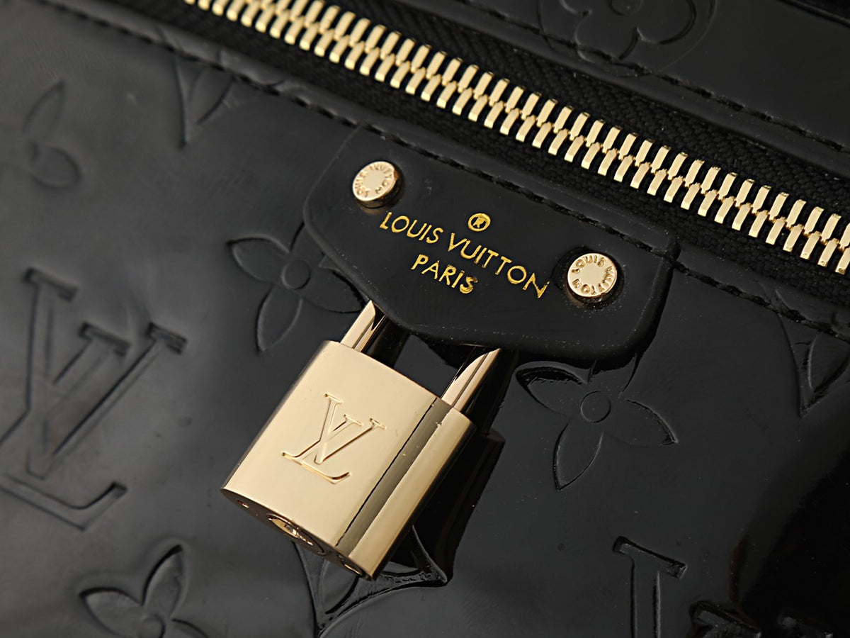 Louis Vuitton Vanity Chain Pouch Embossed Motif Bag — detail