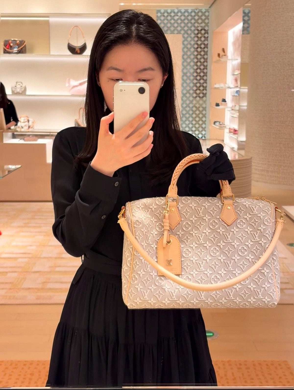 Louis Vuitton Soft Speedy Monogram Handbag — hero