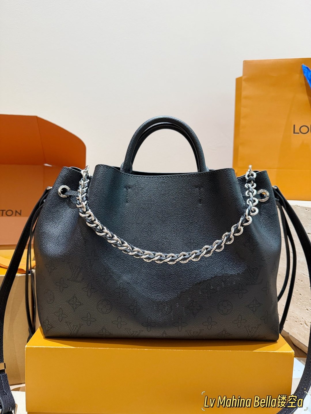 Louis Vuitton Hina Mahina Monogram Tote — front
