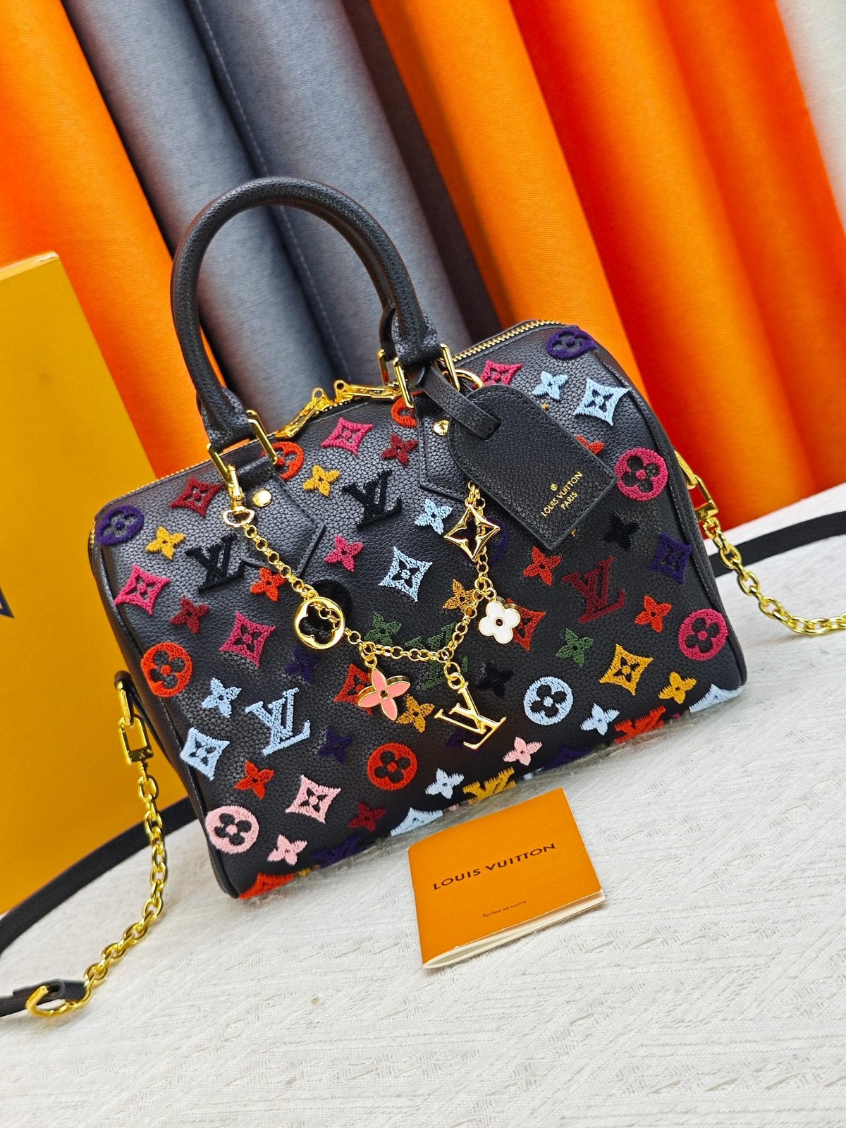 Louis Vuitton Speedy Bandoulière Printed Leather Bag — hero