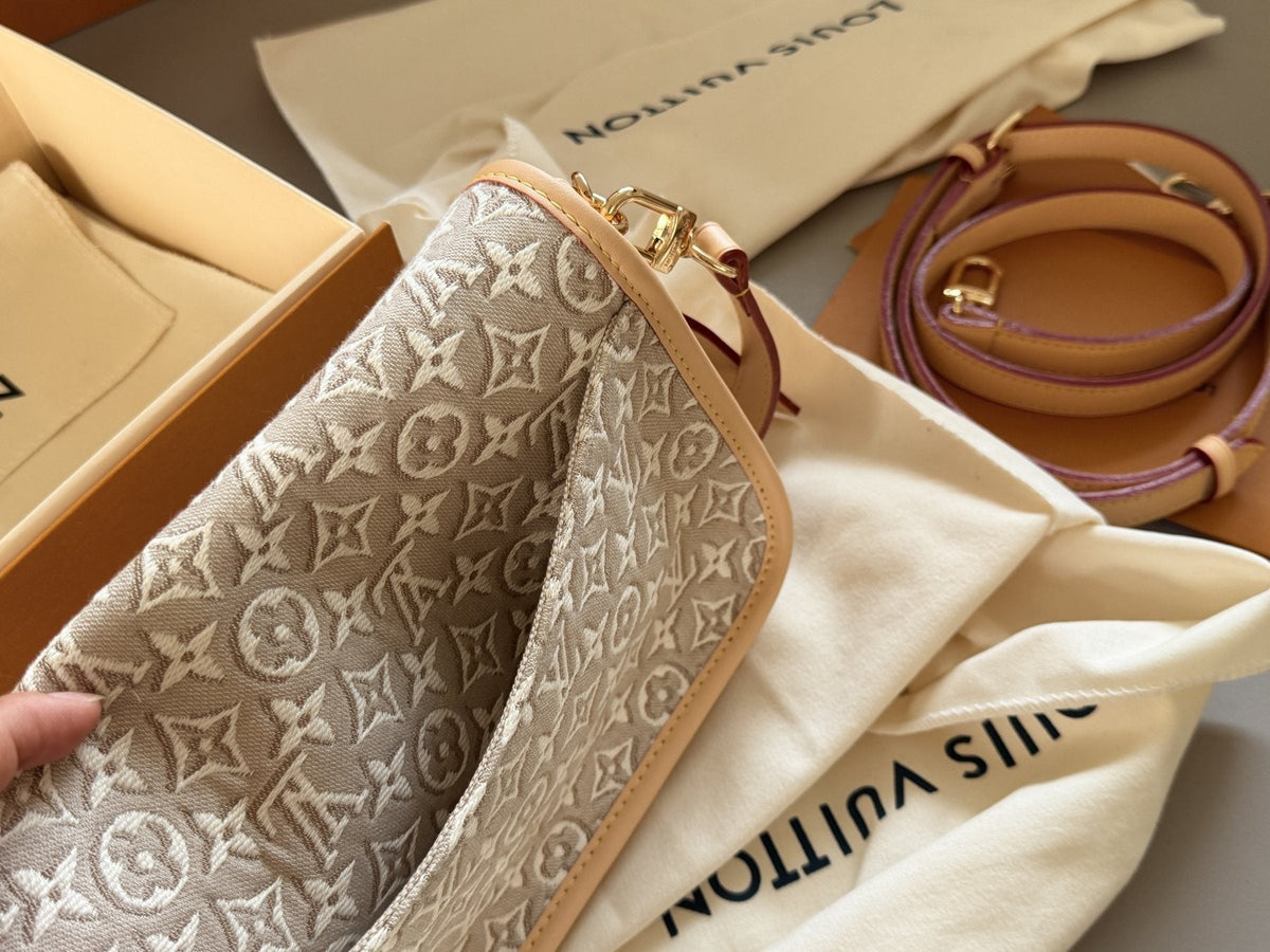 Louis Vuitton Diane Monogram Shoulder Bag — side
