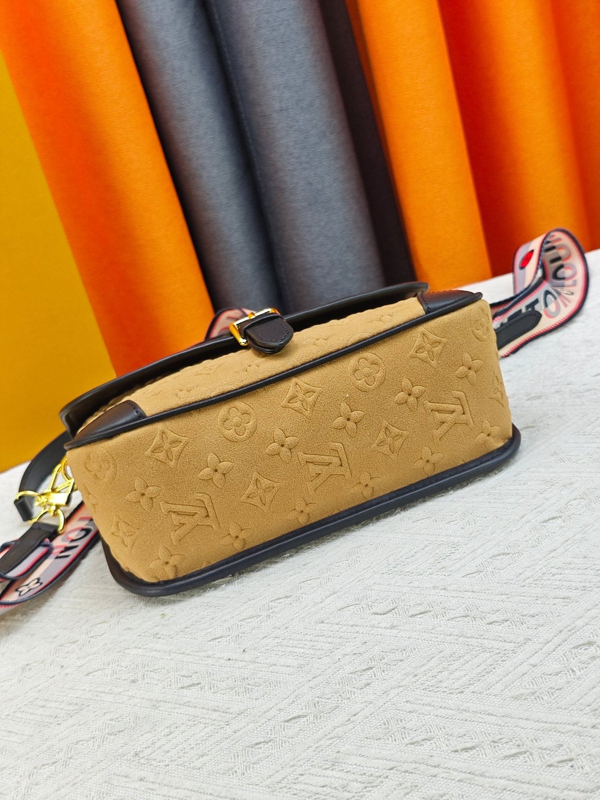 Louis Vuitton Diane Embossed Monogram Shoulder Bag — back