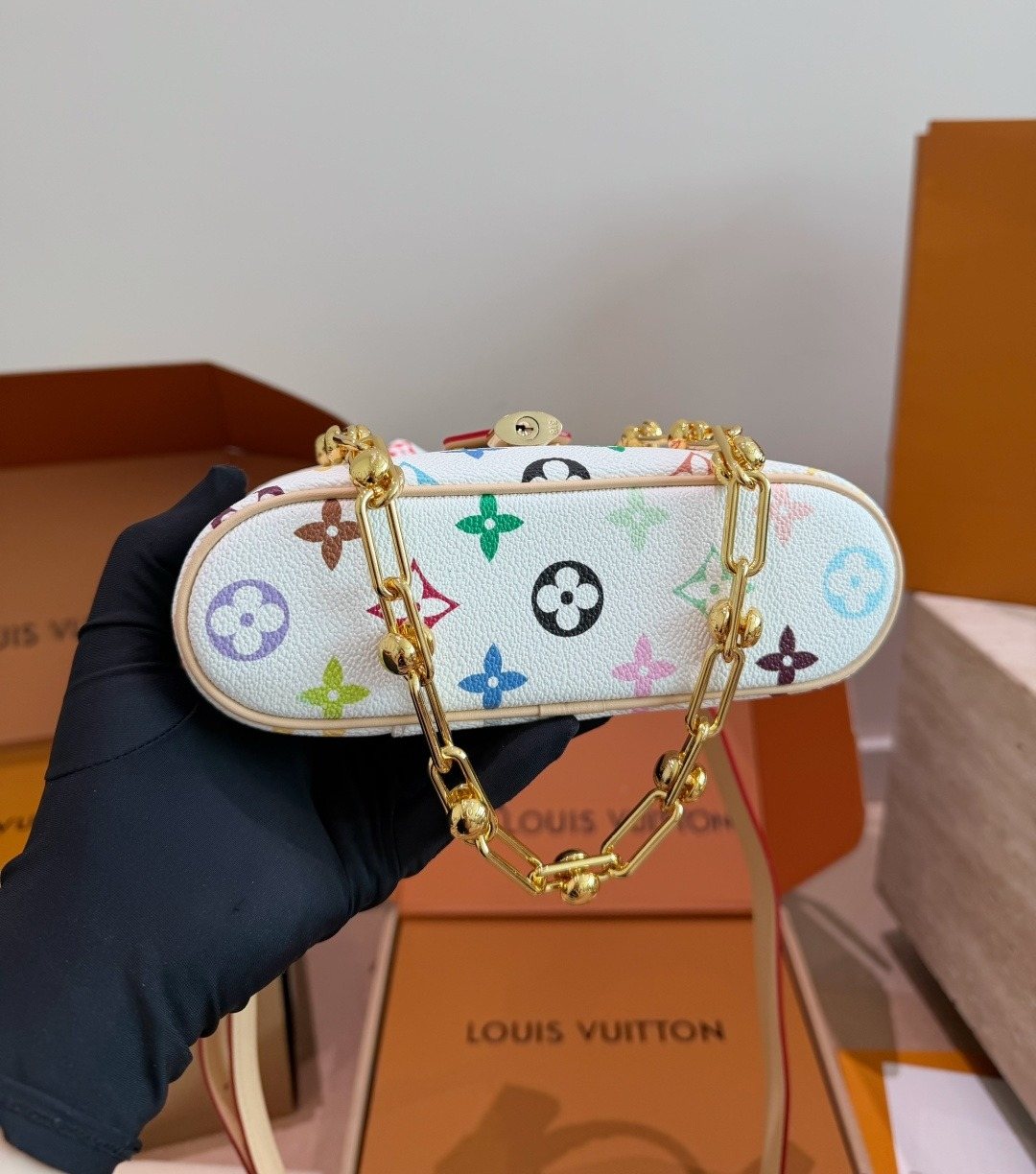 Louis Vuitton Vanity Top Handle Bag — detail