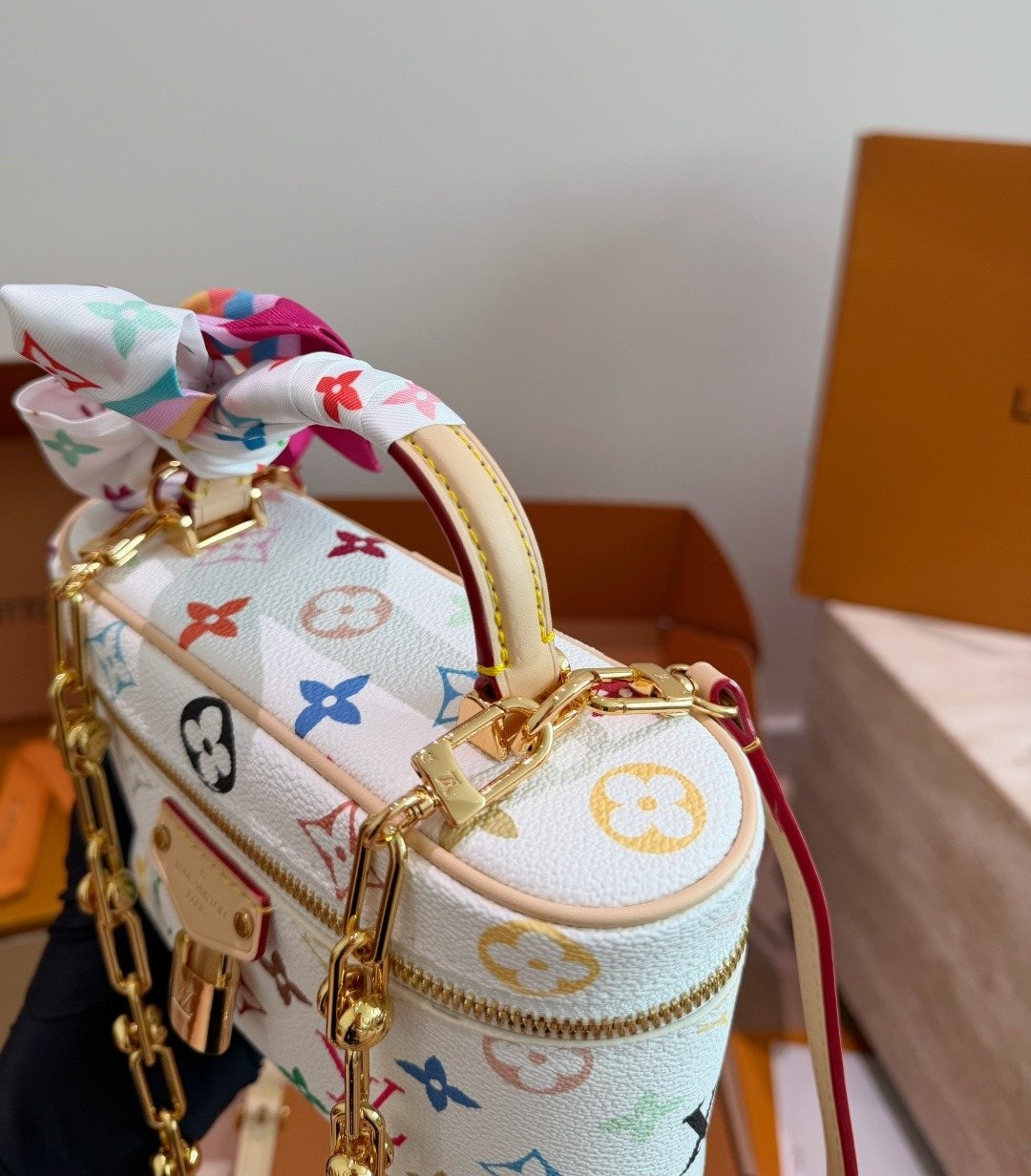 Louis Vuitton Vanity Top Handle Bag — detail
