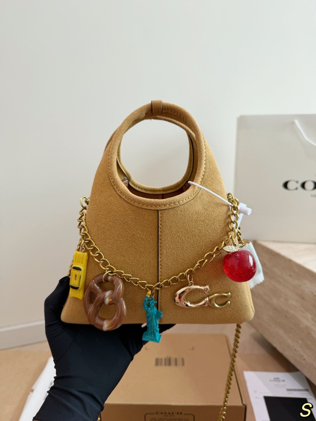 Coach Lana Charm Chain Handbag — model