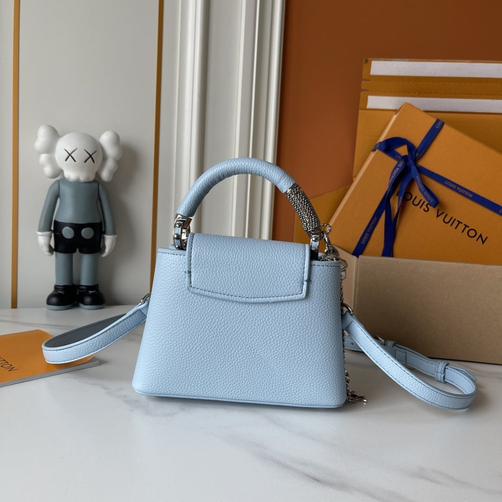Louis Vuitton Capucines Nano V Mirage Top-Handle Bag — back