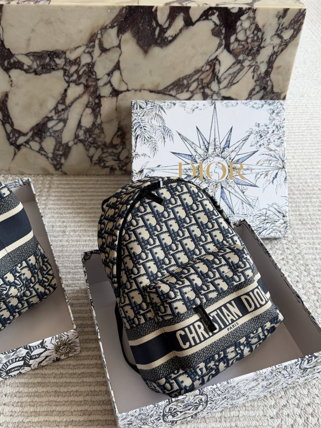Dior Oblique Monogram Backpack — front