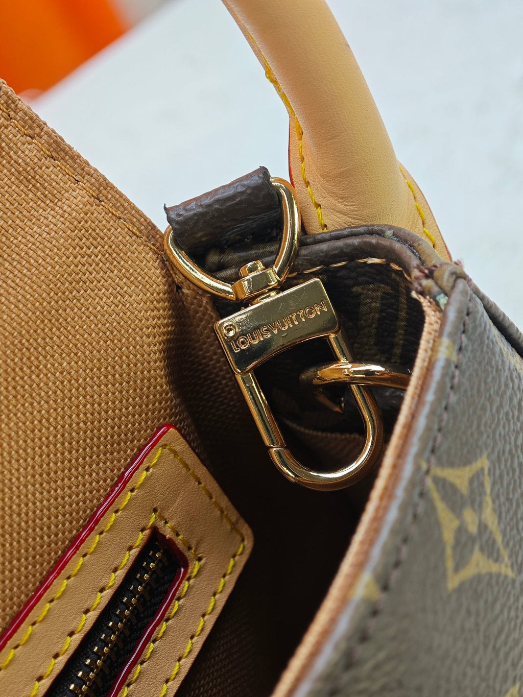Louis Vuitton Looping Monogram Shoulder Bag — detail
