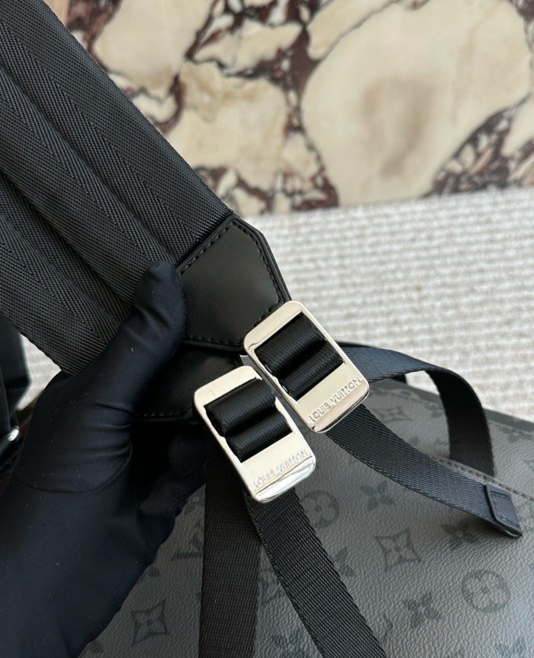 Louis Vuitton Christopher Monogram Backpack — detail