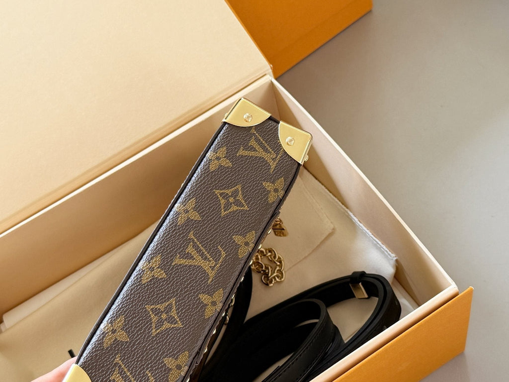 Louis Vuitton Vanity Monogram Trunk Bag — side