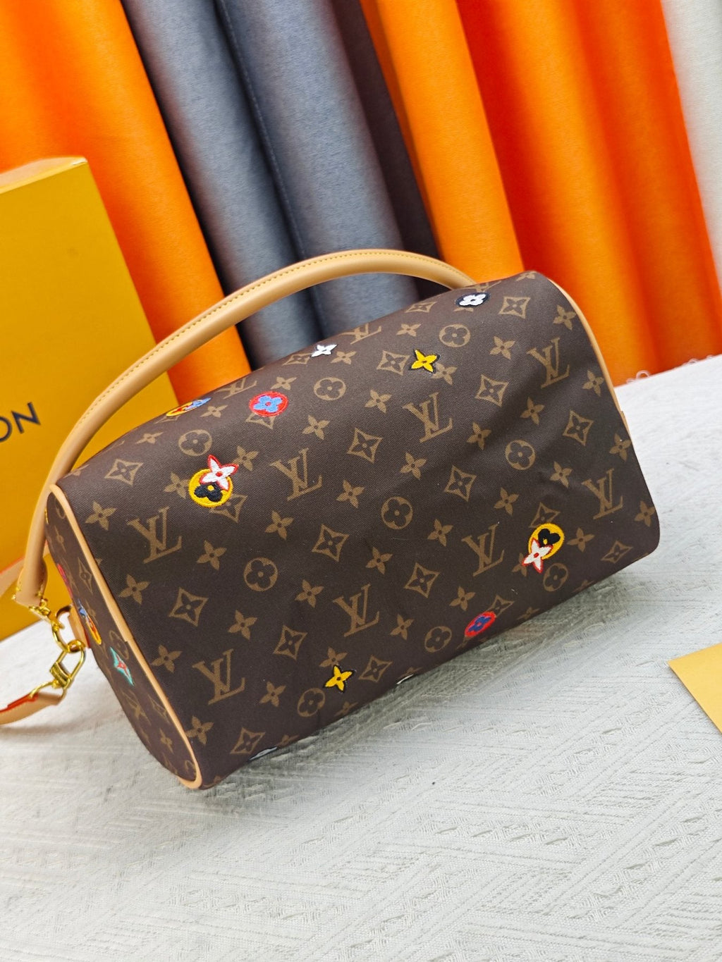 Louis Vuitton Speedy Bandoulière Monogram Bowling Bag — back