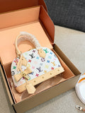 Louis Vuitton White Multicolor Monogram Dome Handbag — hero
