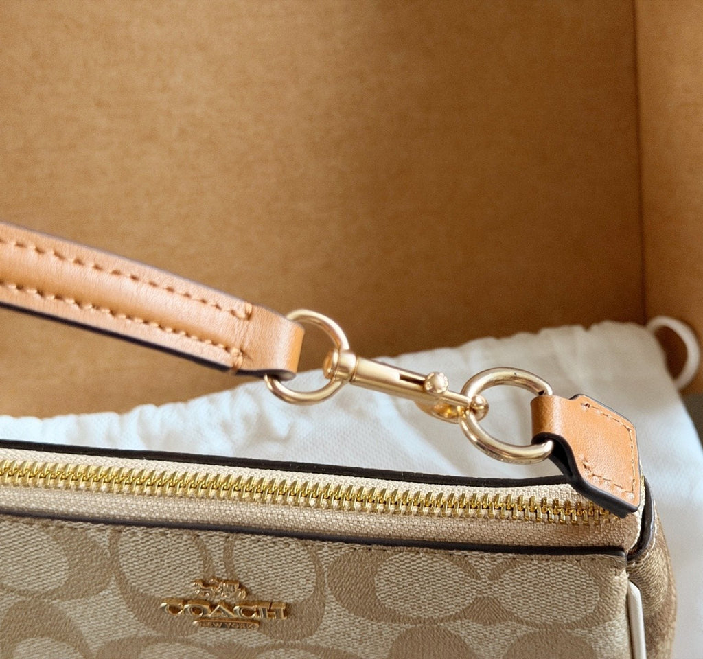 Coach Nolita Monogram Shoulder Bag — detail