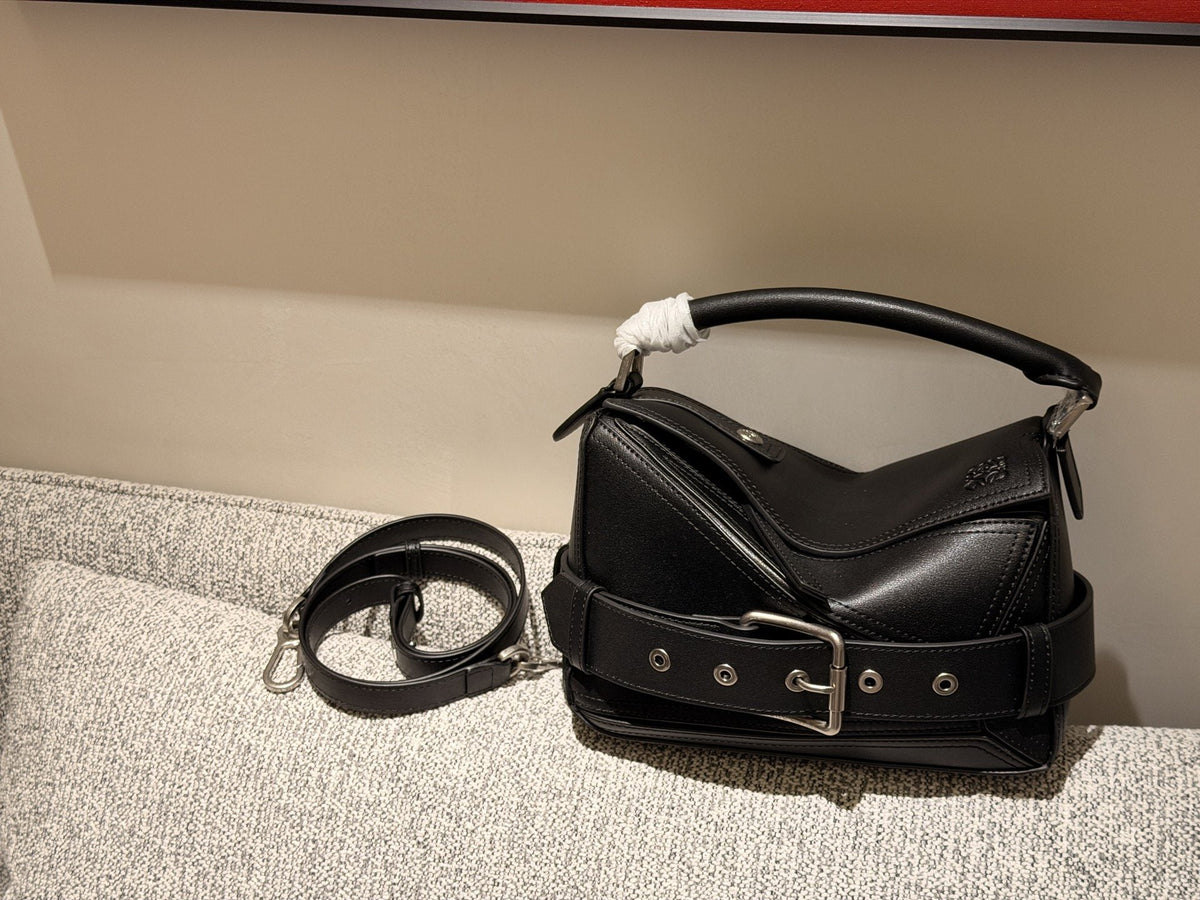 Loewe Puzzle Biker Belted Handbag — hero