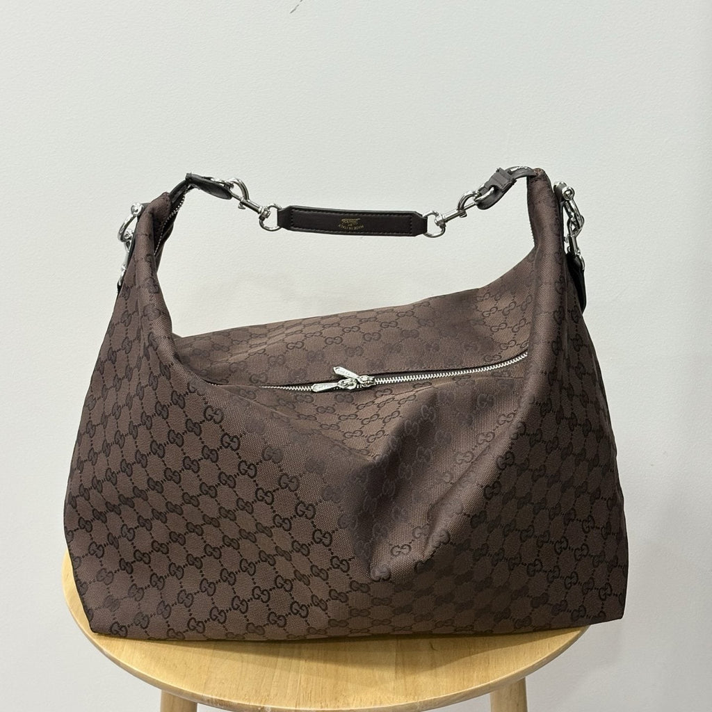 Gucci Curved-Pocket Linked-Handle Shoulder Bag — hero
