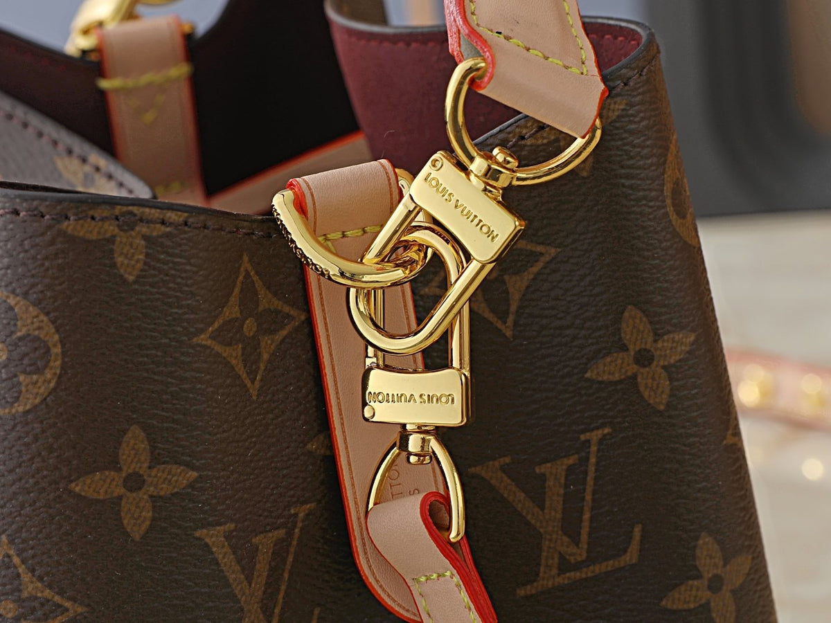 Louis Vuitton NéoNoé BB Monogram Bucket Bag — detail