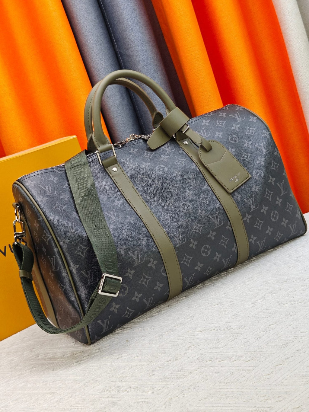Louis Vuitton Keepall Bandoulière Monogram Duffel Bag — hero