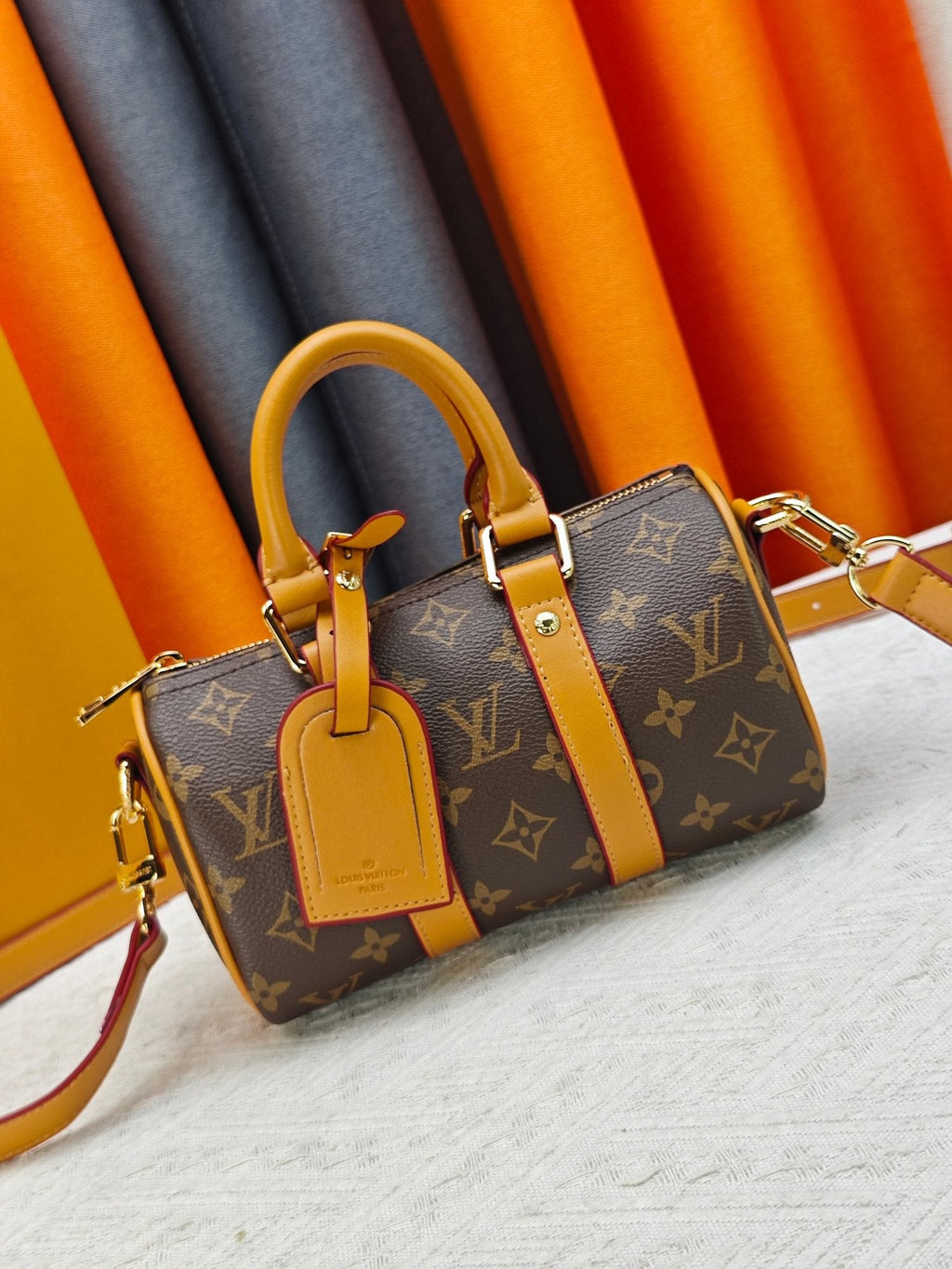 Louis Vuitton Keepall Monogram Barrel Bag — hero