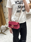 Coach Quilted Tabby Chain Shoulder Bag — model