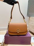 Tory Burch Rounded-Flap Shoulder Bag — hero