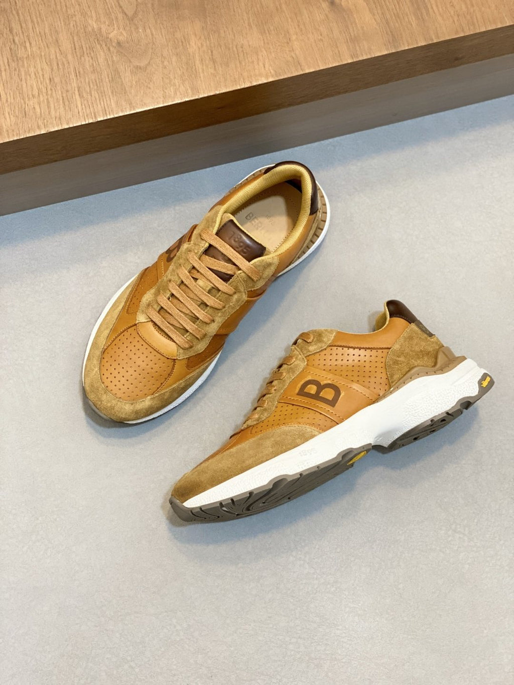 Berluti Sport Track Low-Top Sneakers — front