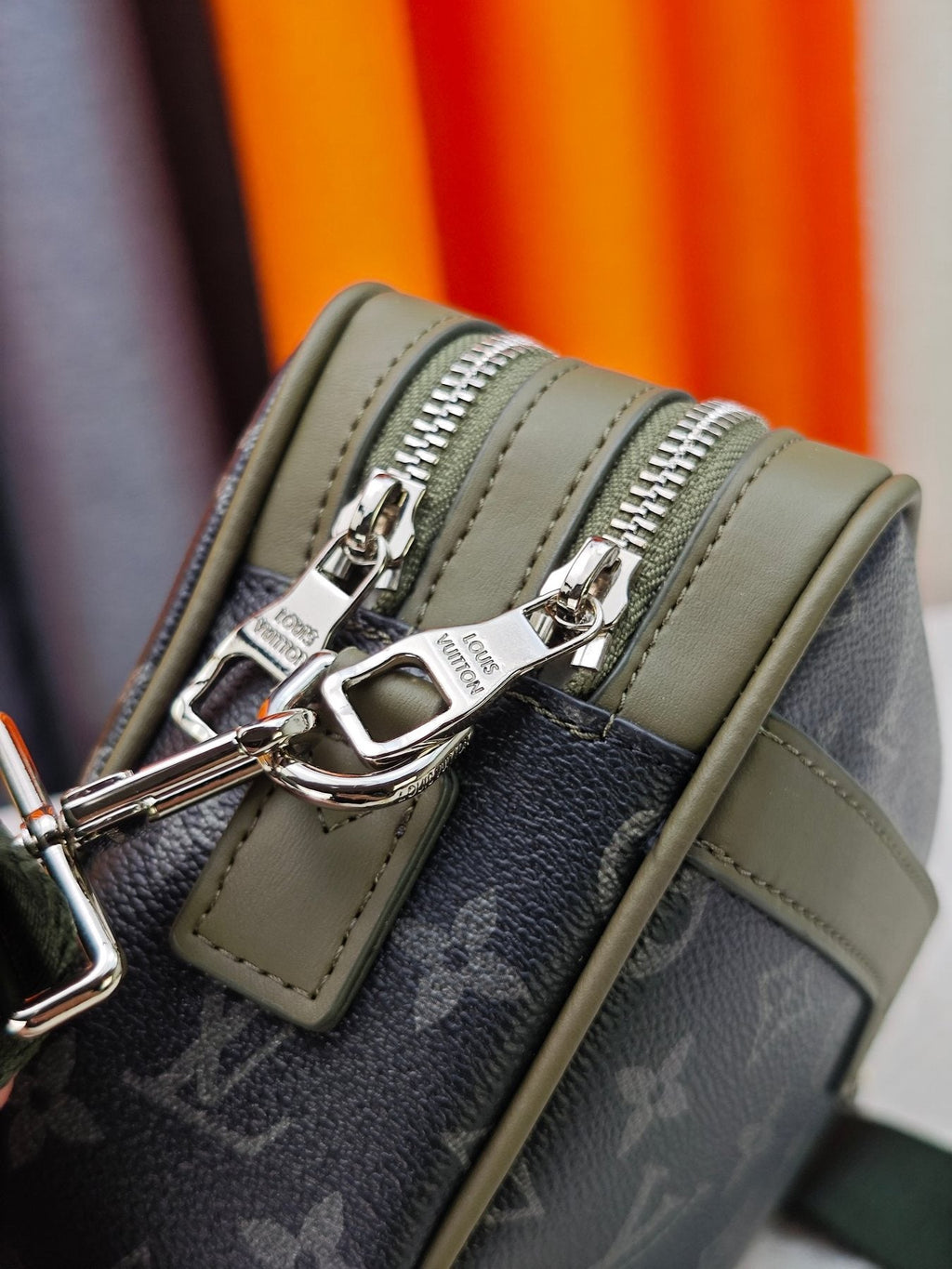 Louis Vuitton Courrier Monogram Messenger Bag — detail