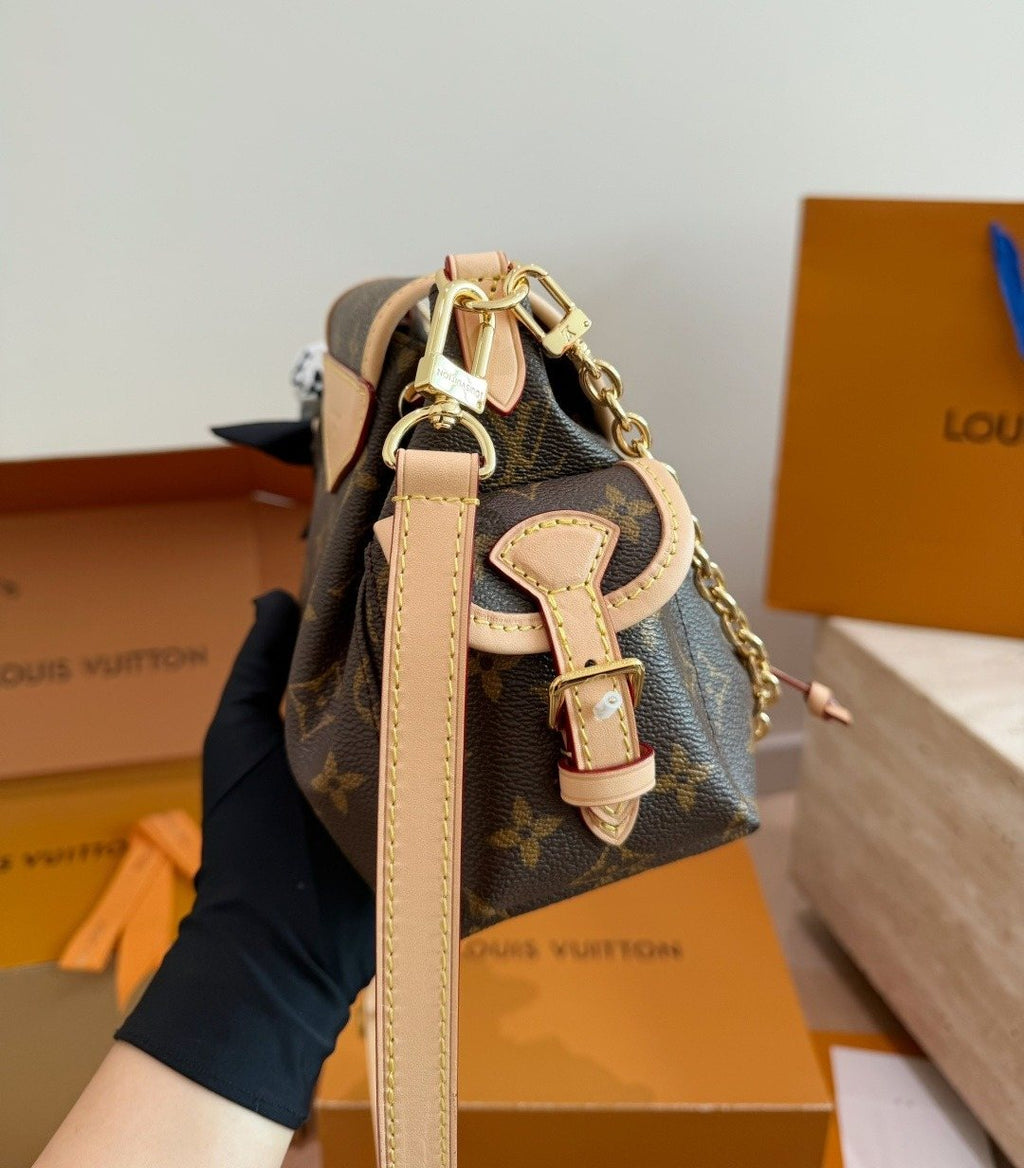 Louis Vuitton Odyssey Monogram Shoulder Bag — side