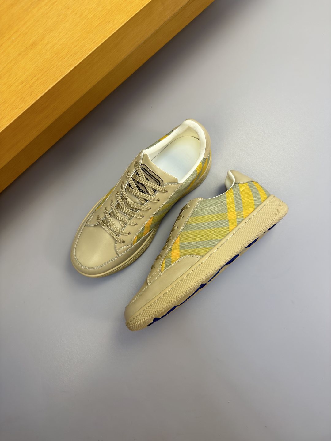 Burberry Paneled Low-Top Sneakers — hero