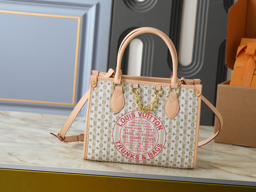 Louis Vuitton Stamp OnTheGo Monogram Tote — front